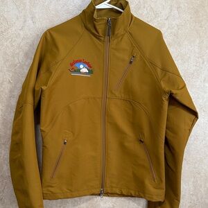 Ibex Galena Lodge logo Men's Brown climawool mix Jacket size s